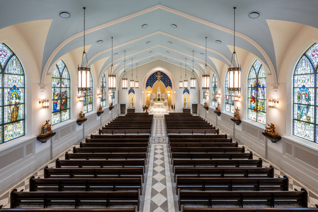 St. Clare of Assisi Church in Charleston, SC, built by Trident Construction
