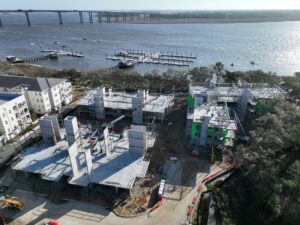 Drone photo of The Waterfront Daniel Island Phase II