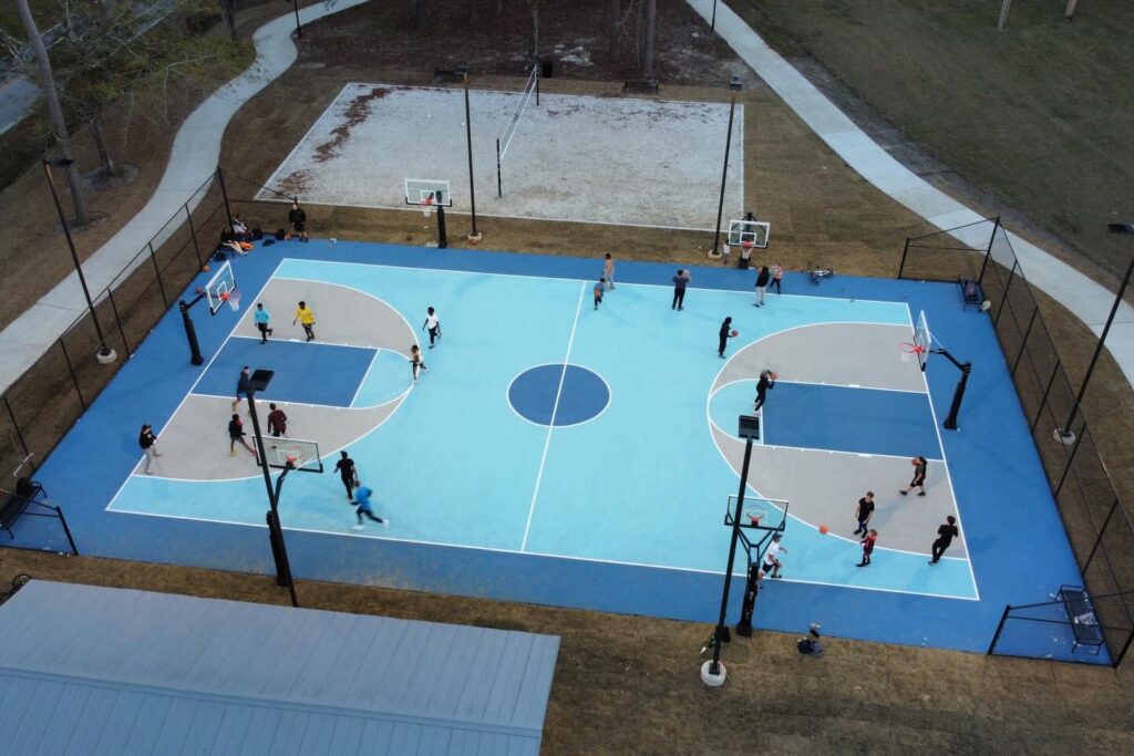 In honor of March Madness, we’re looking back at some of the basketball courts we’ve built and the teamwork behind every one of them! 

Just like the teams taking the court this month, our projects come together through collaboration, communication, and a shared passion to deliver at the highest level. From tip-off to the final buzzer, every play counts and every teammate matters. 

May your brackets be as strong as our courts! 

#teambuild #marchmadness #basketballcourts #charlestonconstruction