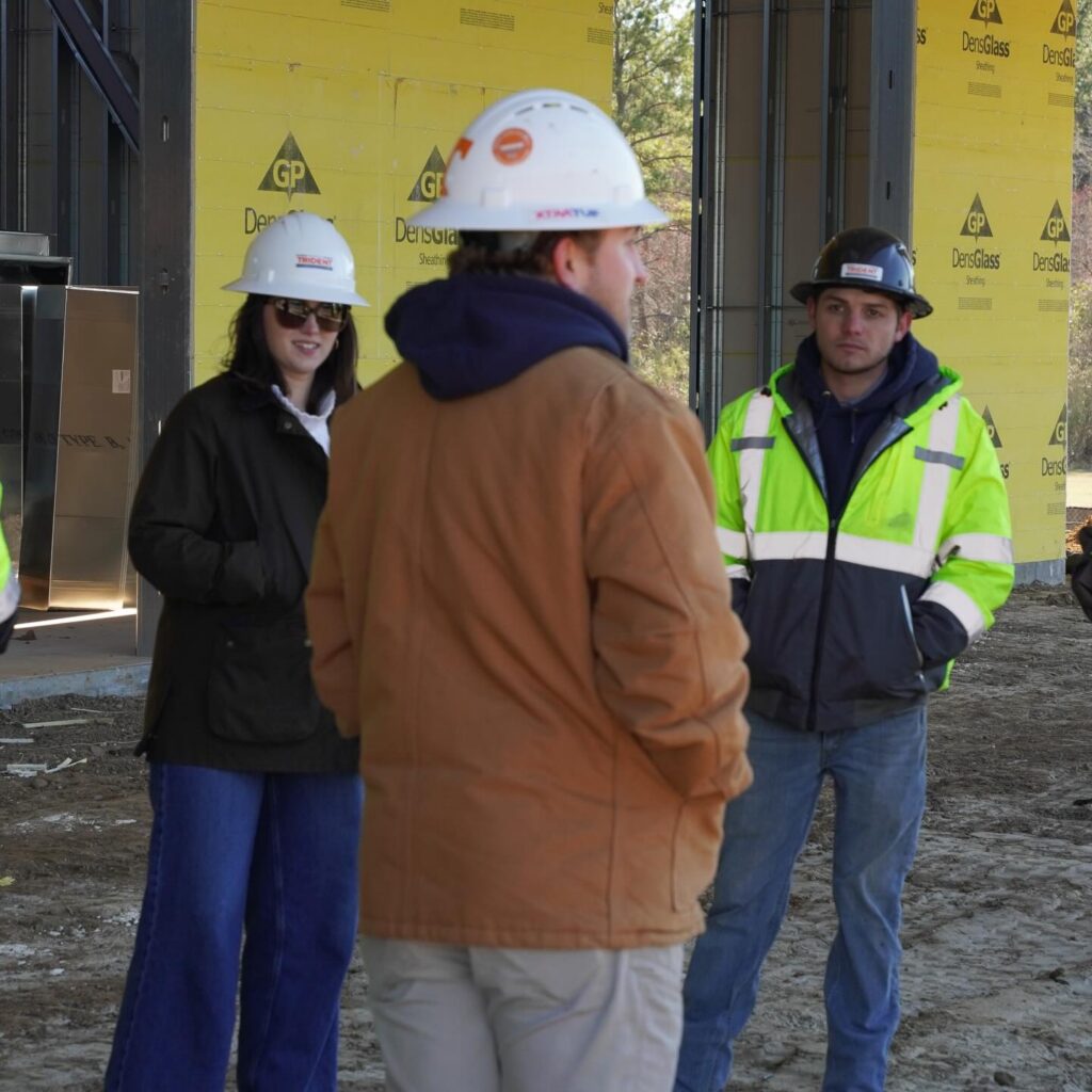 Our Project Engineer Program brings our team together regularly to learn from one another as they gain experience across a variety of projects. Through on-site lunch and learns, our team members share insights from their current work, explore new construction elements they may not encounter on other job sites, and enjoy valuable time together. This time together strengthens collaboration, knowledge, and connections across our team. We are lucky to have this talented group of young professionals!
