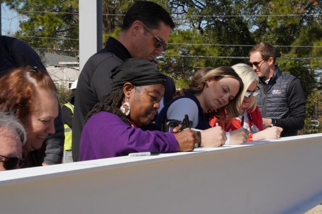 Congratulations to HCA Healthcare and the project team at the Johns Island ER on reaching another major milestone! This morning, we celebrated the topping out of the new facility, an important step toward completion this fall. It was a great opportunity to gather with community partners, subcontractors, and our client to recognize the progress made and the lasting impact this project will have on John’s Island through expanded access to quality care. We are grateful for the opportunity to be part of this important project and proud to help deliver a facility that will serve this community for years to come! 

#teambuild #tridentconstruction #johnsisland #memorablemoments