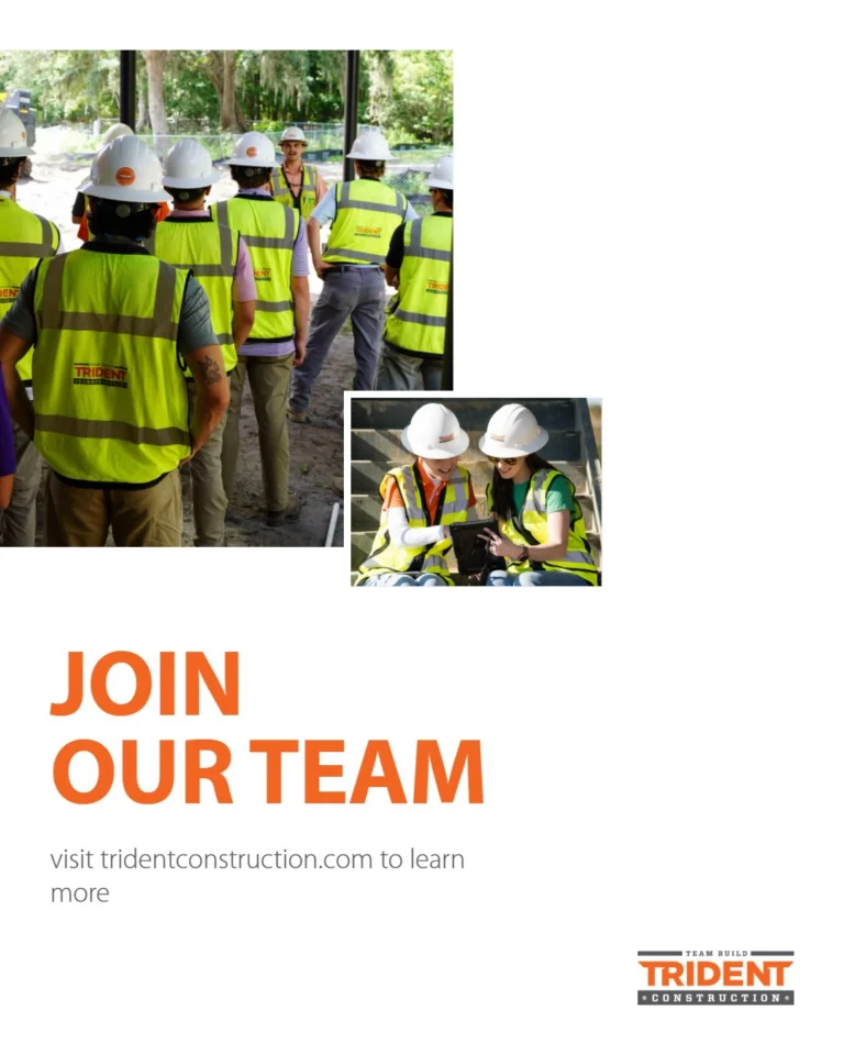 October is #CareersInConstructionMonth, and throughout the month, we’ll be highlighting the people, opportunities, and career paths that make Trident Construction a great place to build a strong future.

From internships and entry-level positions to project management and field leadership roles, we’re committed to creating opportunities for our team members to learn, grow, and advance their careers. Along the way, we’ll share stories from teammates who have taken that journey and show what a career in construction can look like.

Meet a few of the individuals who are helping build the future of Trident Construction. Their experiences are a testament to the opportunities that come from hard work, mentorship, and a team that invests in its people. 

Interested in building your career with us? Visit the link in our bio to learn more about current opportunities.

#CareersInConstructionMonth #TridentConstruction #ConstructionCareers #TeamBuild BuildYourFuture