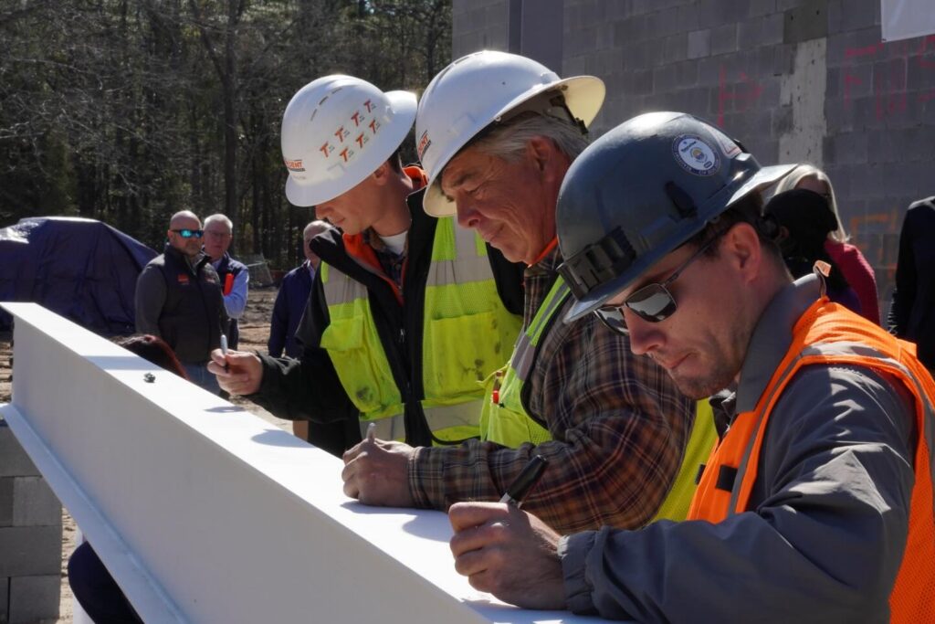 Congratulations to HCA Healthcare and the project team at the Johns Island ER on reaching another major milestone! This morning, we celebrated the topping out of the new facility, an important step toward completion this fall. It was a great opportunity to gather with community partners, subcontractors, and our client to recognize the progress made and the lasting impact this project will have on John’s Island through expanded access to quality care. We are grateful for the opportunity to be part of this important project and proud to help deliver a facility that will serve this community for years to come! 

#teambuild #tridentconstruction #johnsisland #memorablemoments