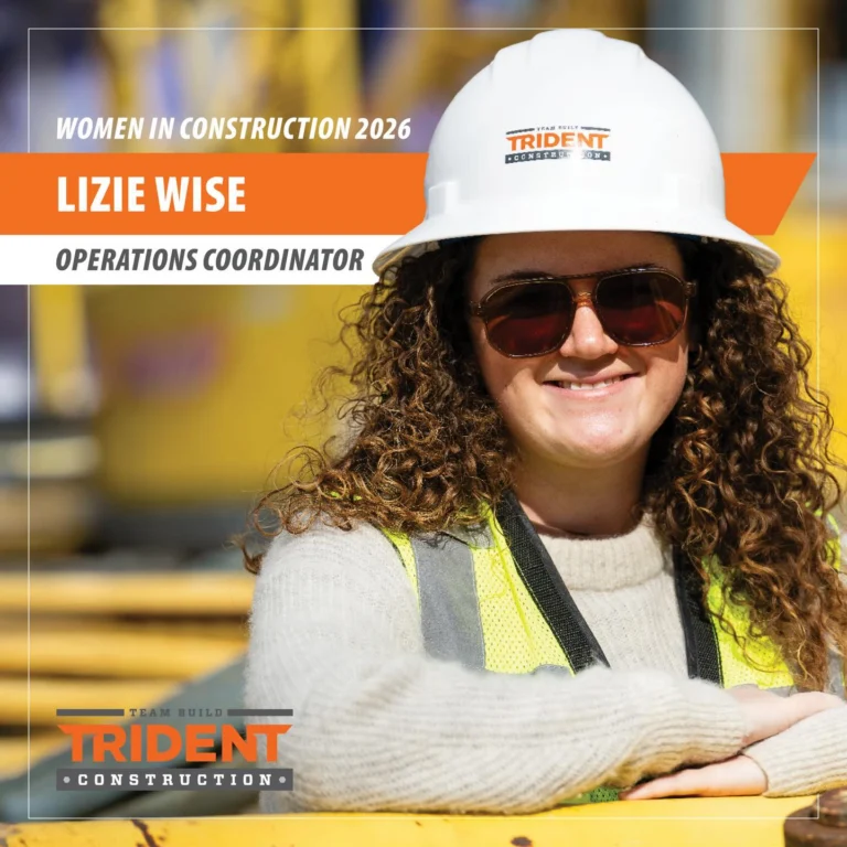 Women in Construction Week is a time to celebrate those paving the way and inspiring growth across our team!

Meet Lizie Wise, Operations Coordinator. After graduating from Clemson University, she joined Trident Construction almost five years ago as a Project Administrator and has since grown into an operations role, guiding optimization, growth, and development across our projects.

We’re proud of her impact and honored to share her journey as a woman in construction at Trident Construction! 

#wicweek #womeninconstruction #womeninconstructionweek