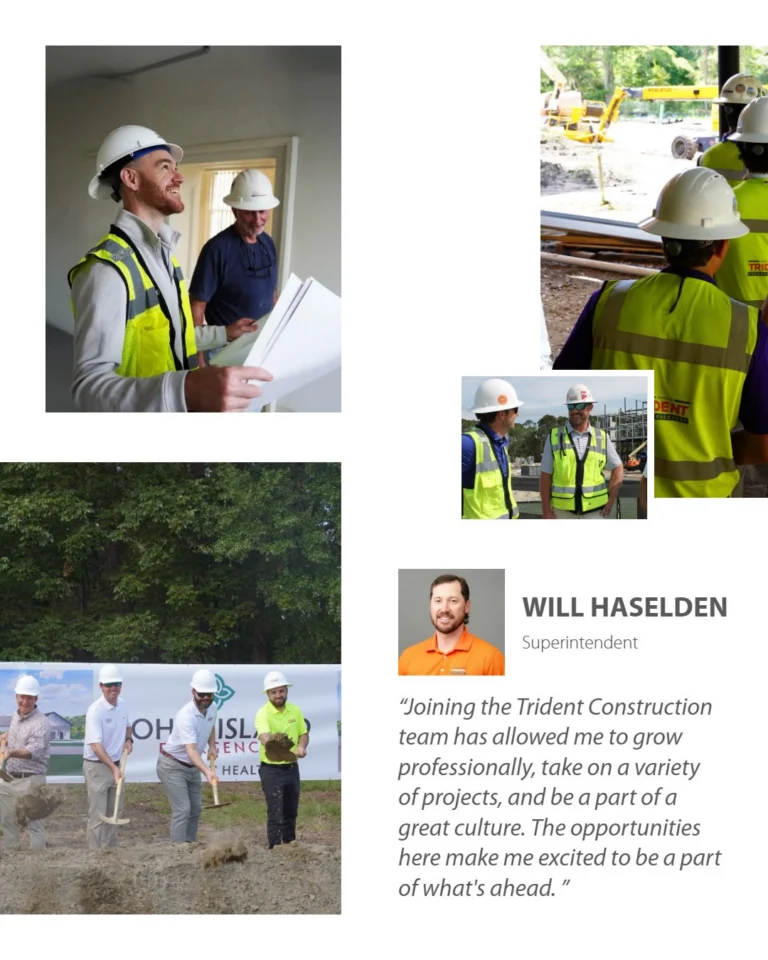 October is #CareersInConstructionMonth, and throughout the month, we’ll be highlighting the people, opportunities, and career paths that make Trident Construction a great place to build a strong future.

From internships and entry-level positions to project management and field leadership roles, we’re committed to creating opportunities for our team members to learn, grow, and advance their careers. Along the way, we’ll share stories from teammates who have taken that journey and show what a career in construction can look like.

Meet a few of the individuals who are helping build the future of Trident Construction. Their experiences are a testament to the opportunities that come from hard work, mentorship, and a team that invests in its people. 

Interested in building your career with us? Visit the link in our bio to learn more about current opportunities.

#CareersInConstructionMonth #TridentConstruction #ConstructionCareers #TeamBuild BuildYourFuture