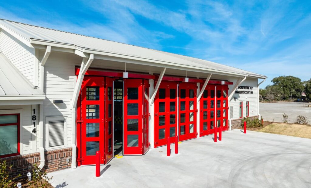 A closer look at the new St. Andrews Fire Station No. 3 in West Ashley. 🚒 This modern, co-located fire and EMS facility is designed to enhance response times, strengthen collaboration, and better serve a growing community. The station represents a long-term investment in safety, resilience, and the people who protect our region every day. At Trident Construction, we are proud to build facilities that strengthen communities and stand the test of time.

#SAPSD #standrewsfireandrescue #tridentconstruction #teambuild