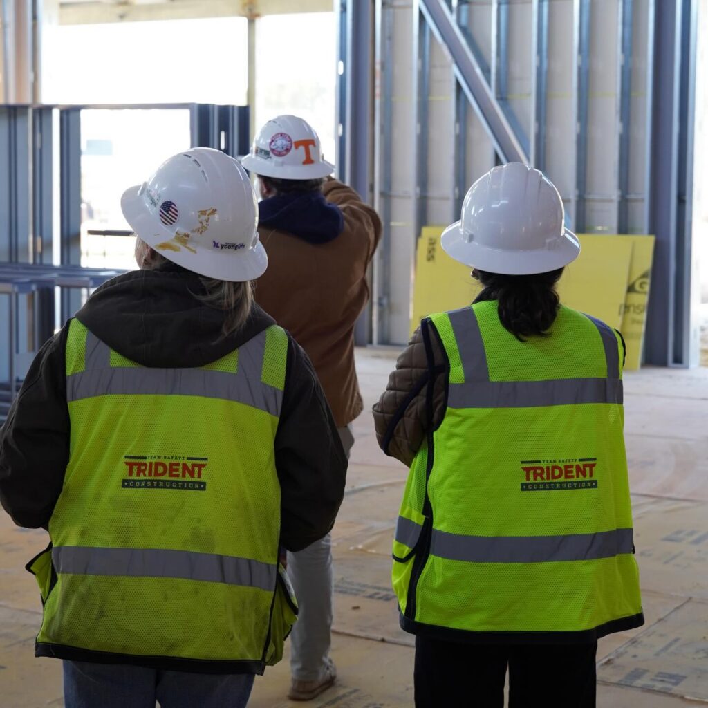 Our Project Engineer Program brings our team together regularly to learn from one another as they gain experience across a variety of projects. Through on-site lunch and learns, our team members share insights from their current work, explore new construction elements they may not encounter on other job sites, and enjoy valuable time together. This time together strengthens collaboration, knowledge, and connections across our team. We are lucky to have this talented group of young professionals!