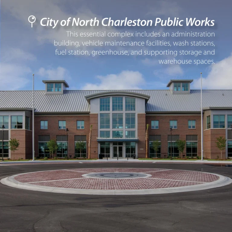 From essential community facilities to spaces that support everyday life, these project help serve connect, and strengthen the greater Charleston area. With North Charleston as our home base, we’re proud to build environments where people live, work, and gather. Building locally means building with purpose, and with our neighbors in mind. 

#northcharleston #nothcharlestonconstruction #tridentconstruction #teambuild